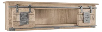Immagine prodotto di MASSIVMOEBEL24 | mensola in legno di Mango 130x25x35 sbiancato laccato RAILWAY #365
