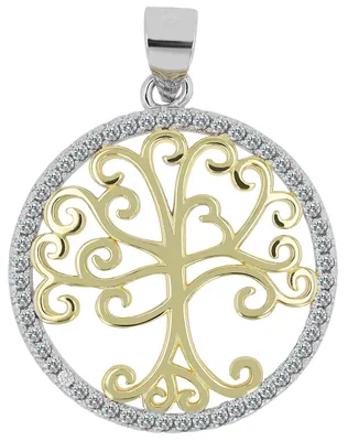 Produktbild von Akzent Damen Anhänger Kadidja "Kadidja" aus 925 Sterlingsilber, rhodiniert, langlebig