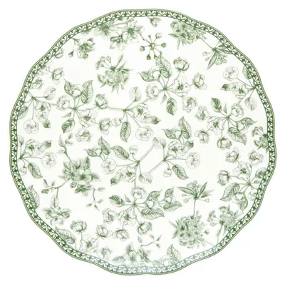 Produktbild von 6er-set dessertteller „lisière ronde“, durchmesser 21 cm, grün - Atmosphera créateur d'intérieur