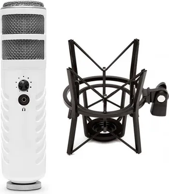 Immagine prodotto di Microfono broadcast Rode Podcaster MKII USB con spider PSM1