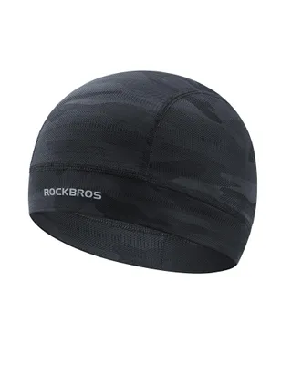 Produktbild von ROCKBROS Fahrradmütze Helmuntermütze atmungsaktiv mit UPF 50+ für Fahrrad- und Motorradhelm Schwarz