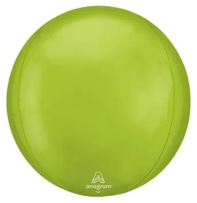 Produktbild von Foliensballon, grüne Kugel, leuchtendes Grün - Anagram