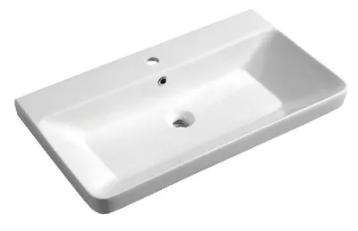 Immagine prodotto di Sapho Thalie - Lavabo 800x460 mm, con sfioratore, foro per rubinetto, bianco TH11080
