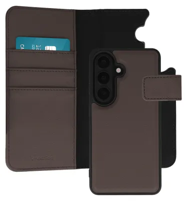 Productafbeelding van imoshion Uitneembare 2-in-1 Luxe Bookcase voor de Samsung Galaxy S26 - Bruin