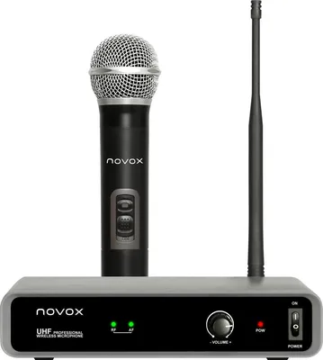 Produktbild von Novox Free H1 - Drahtloses Set mit Handmikrofon Schwarz