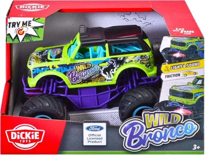 Produktbild von Dickie Geländewagen Wild Bronco Spielzeugauto mit Licht und Sound