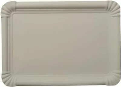 Produktbild von 500 tradingbay24 Teller, Pappe [ff] eckig 16,5 cm x 23 cm weiss tbU95650 Einewgteller Pappteller