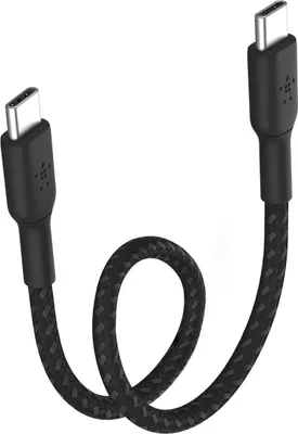 Zdjęcie produktu dla Belkin BoostCharge, 0,15 m, USB C, USB C, USB 2.0, Czarny
