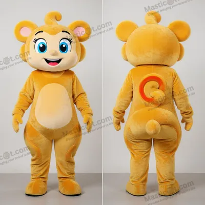 Immagine prodotto di Costume MASTICOT Gonfiabile Dorato da Contorsionista