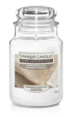 Obrázek produktu pro Yankee Candle Home Inspiration White Linen & Lace 538 g