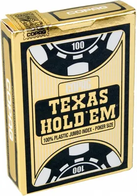 Productafbeelding van Poker. Texas Hold'em, goud/zwart