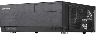 Zdjęcie produktu dla Silverstone GD09B-C, HTPC, PC, Czarny, ATX, micro ATX, SSI CEB, Aluminium, Plastik, Stal, 13,8 cm