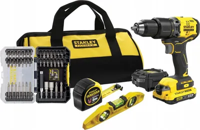 Produktbild von Bohrmaschinen-Schraubersetz Mit Zubehör Sfmck101D1S Stanley