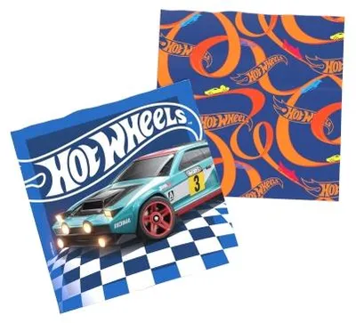 Produktbild von Hot Wheels Servietten 3-lagig 20er Rennwagen blau für Kindergeburtstag Racing Party
