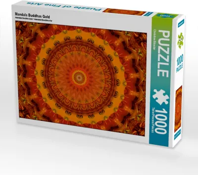 Produktbild von Calvendo Mandala Buddhas Gold 1000 Teile Puzzle quer 640x480mm, Bässler Christine; 7420772