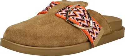 Produktbild von Blauer Pantoletten Pantoletten Veloursleder