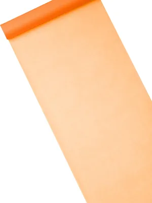 Immagine prodotto di Runner da tavola liscio in pile arancione 10m - Taglia unica