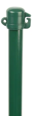 Image de Alberts 854256 Barre universelle, surface lisse, phosphatée au zinc, plastifiée verte, longueur 1250 mm, Ø de poteau 16 mm, jeu de 20 pièces