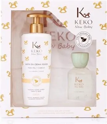 Image de Black Tulip Set cadeau, Savon-crème Keko 500 ml + Eau de Cologne 100 ml + Serviette cadeau