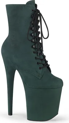 Produktbild von FLAMINGO-1020FS Damen Booties von Pleaser, Dunkelgrün  , EU 37, US 7
