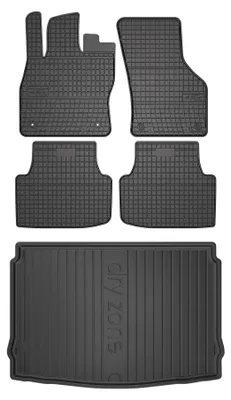 Obrázek produktu pro Gumové autokoberce SolidPRO + vana kufru DryZone pro: Cupra Formentor 2020- SUV 5 ks