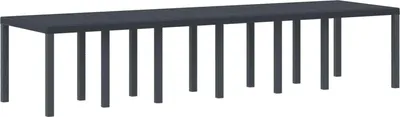 Produktbild von Gartentisch Anthrazit 350 x 100 x 74 cm Poly-Rattan