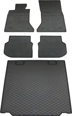 Produktbild von Rigum Gummi Fußmatten + Kofferraumwanne im Set für 5er BMW F11 Touring