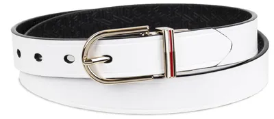 Image de Ceinture réversible pour femmes Tommy Hilfiger, blanche et noire, taille L