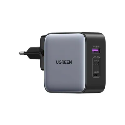 Produktbild von UGREEN USB-A+2*USB-C 65W GaN Worldwide Travel Fast Charger