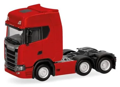 Produktbild von Herpa LKW Scania CS 20 HD/Aerop. SZM 3achs blau 307543