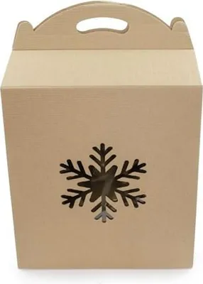 Obrázok produktu pre Dekoratívna darčeková krabička s vlnitým povrchom F217 190 x 130 x 220 mm (SNIEZKA) EKO