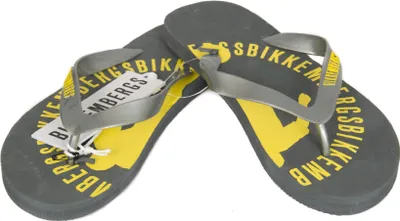 Image de Tongs pour homme, vêtements de plage et maillots de bain IKKEMBERGS, référence B6A8020, taille 43, 100 % caoutchouc