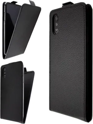 Obrázok produktu pre caseroxx ochranné puzdro flip cover kompatibilné s Neffos C9 Max, flipové puzdro na smartfón v čiernej farbe