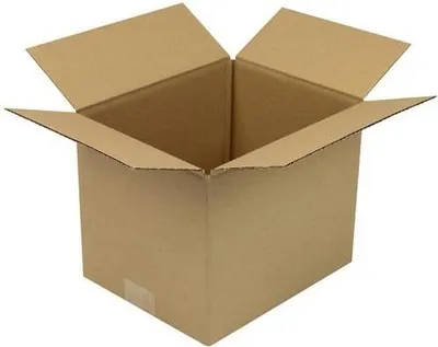 Produktbild von Faltkarton 1-wellig Höhenrillung Maße 250x200x200mm Qualität 1.20 B braun braun