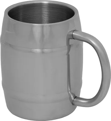 Produktbild von MFH Krug, Fass, Edelstahl,450 ml, doppelwandig