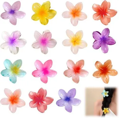 Produktbild von Haarklemmen in Blumenform - Klemmen für dickes oder feines Haar