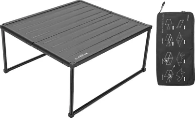 Produktbild von Camping-Klapptisch Outdoor-Wandern Abnehmbarer, faltbarer kleiner Strandtisch Multifunktional für Grill, Terrasse, Reisen L