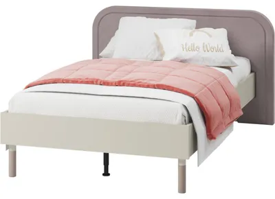 Productafbeelding van Bett 120x200 HARMONY HR09, bekleding: kasjmier + truffel