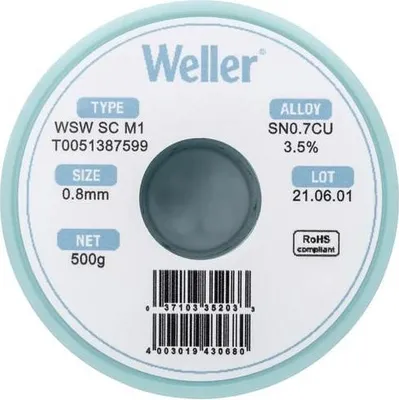 Immagine prodotto di WELLER Filo per saldatura senza piombo (T0051387599)