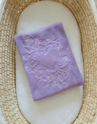 Produktbild von Babydecke aus Polarfleece, weiche Fleecedecke, warm und wunderbar weich für Babys - edles Lila