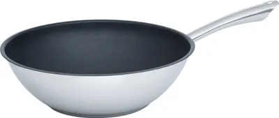 Immagine prodotto di Padella wok Kelomat Ø28 cm in acciaio inox antiaderente