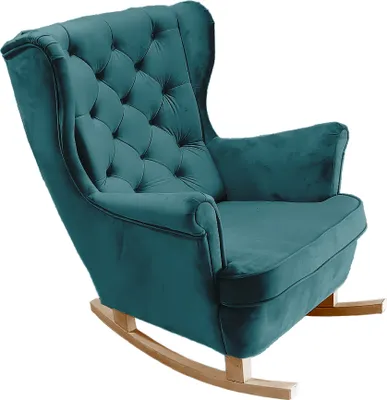 Image de DomoHome Fauteuil de relaxation Fauteuil avec accoudoirs Fauteuil TV Lounge Fauteuil rembourré Fauteuil Couch Fauteuil de salon Fauteuil à oreilles | 102x81x95cm | Marine_29860