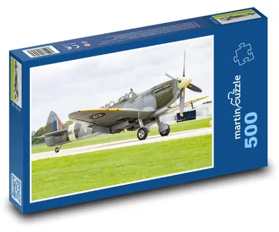 Obrázek produktu pro Puzzle 500 Historický letoun na letišti - martinpuzzle