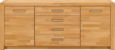 Produktbild von Anrichte Sideboard Kernbuche geölt Schubladenkommode 163x78x40 #3417