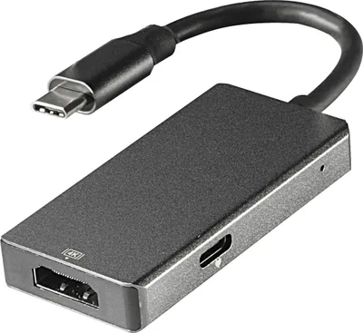 Produktbild von ViVanco™45960, Kabelgebunden, 100 W, Anthrazit, 3840 x 2160 Pixel, 60 Hz, Aluminium
