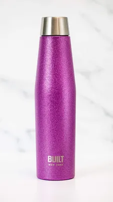 Produktbild von BUILT Apex Thermos-Wasserflasche mit Deckel, Auslaufsicher, 18/10 Edelstahl, Wie
