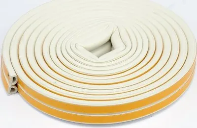 Obrázok produktu pre Samolepiace tesnenia okien a dverí 9x7,4mm TYP D biele 6M