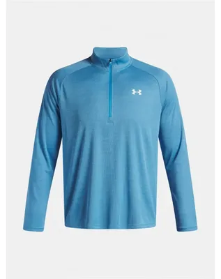 Zdjęcie produktu dla Koszulka męska z długim rękawem Under Armour UA Tech Textured z zamkiem 1/2 – koszulka funkcyjna do treningu i biegania, rozmiar 3XL