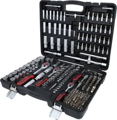 Produktbild von KS TOOLS Zestaw kluczy nasadowych 1/4"+3/8"+1/2" 255 szt - 917.0255