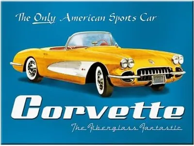 Produktbild von Nostalgic-Art - Magnet 6 x 8 cm - Corvette